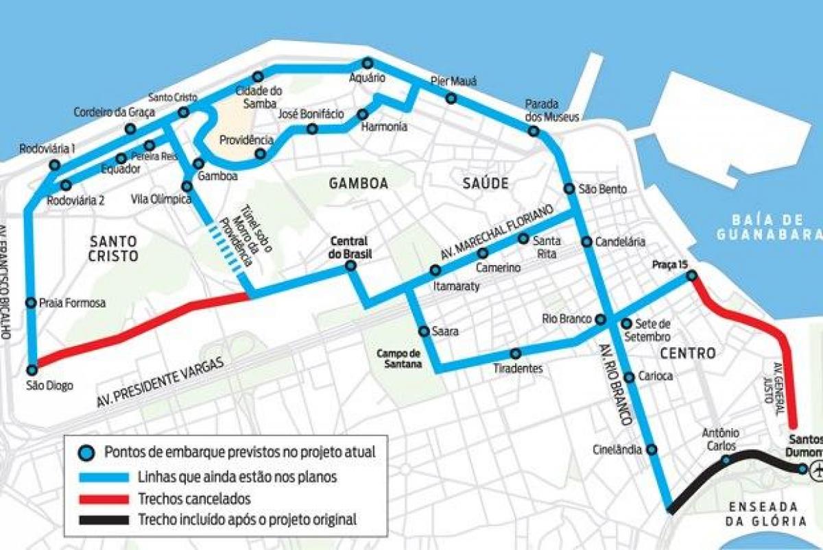 Mapa ng VLT Carioca