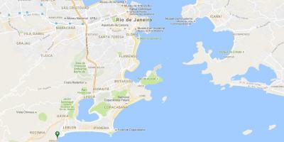 Mapa ng beach Vidigal