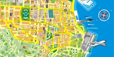 Mapa ng Rio de Janeiro centre