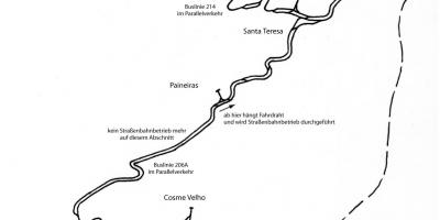 Mapa ng Santa Teresa bagon