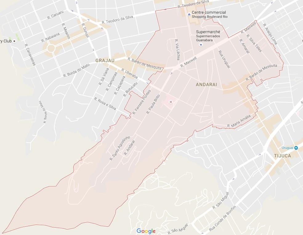 Mapa ng Andaraí