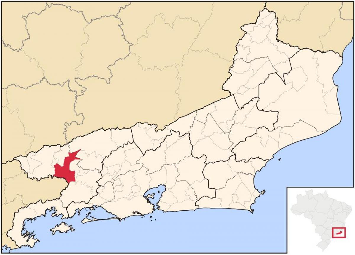 Mapa ng Barra Mansa