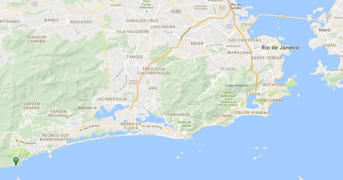 Mapa ng beach Abricó