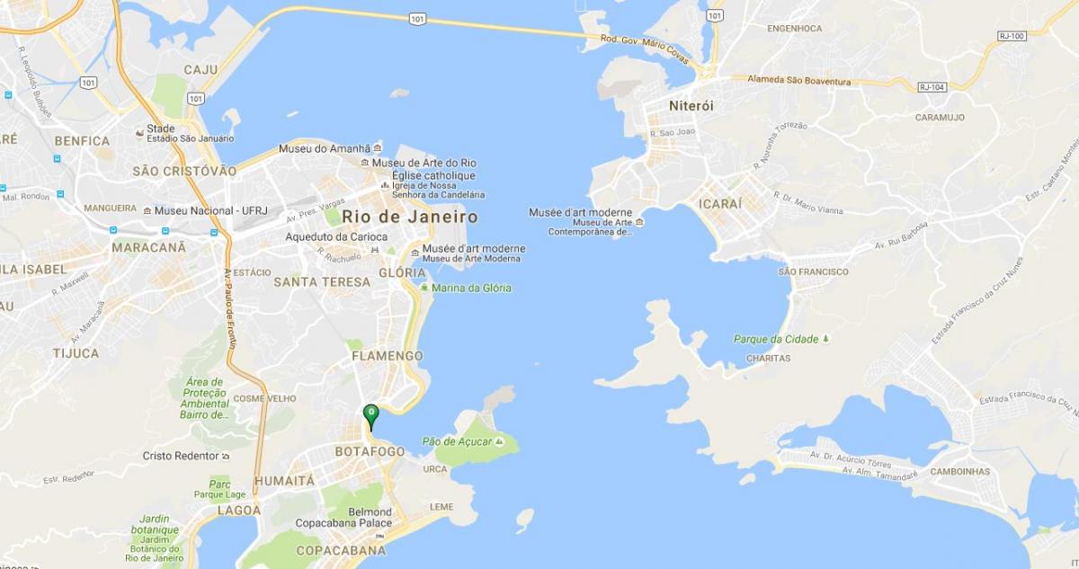 Mapa ng beach Botafogo