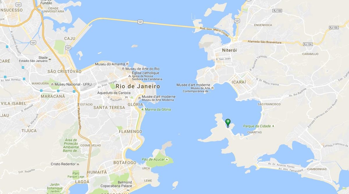 Mapa ng beach Cáis