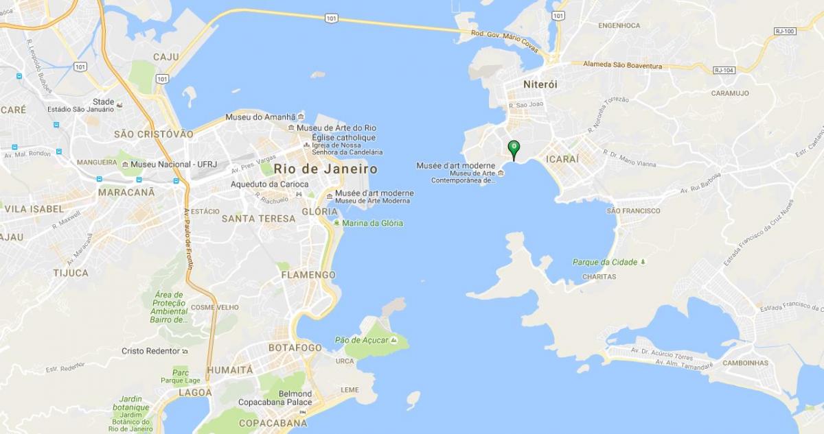 Mapa ng beach Flexas