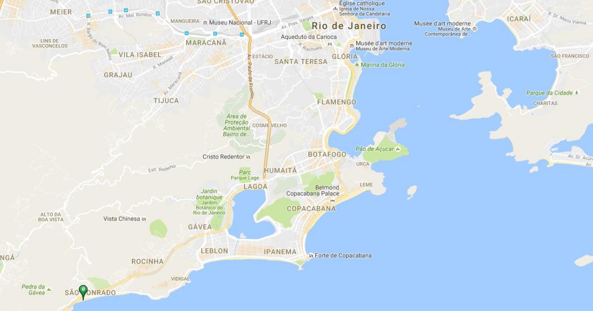 Mapa ng beach Pepino