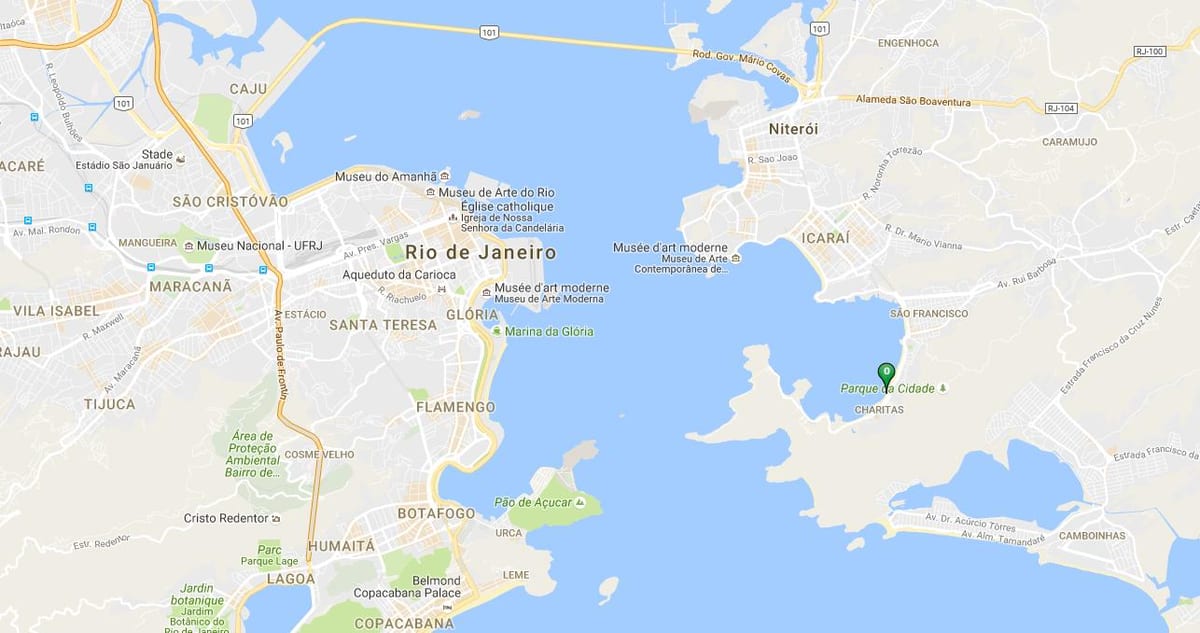 Mapa ng beach Preventório