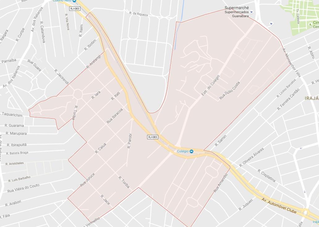 Mapa ng Colégio