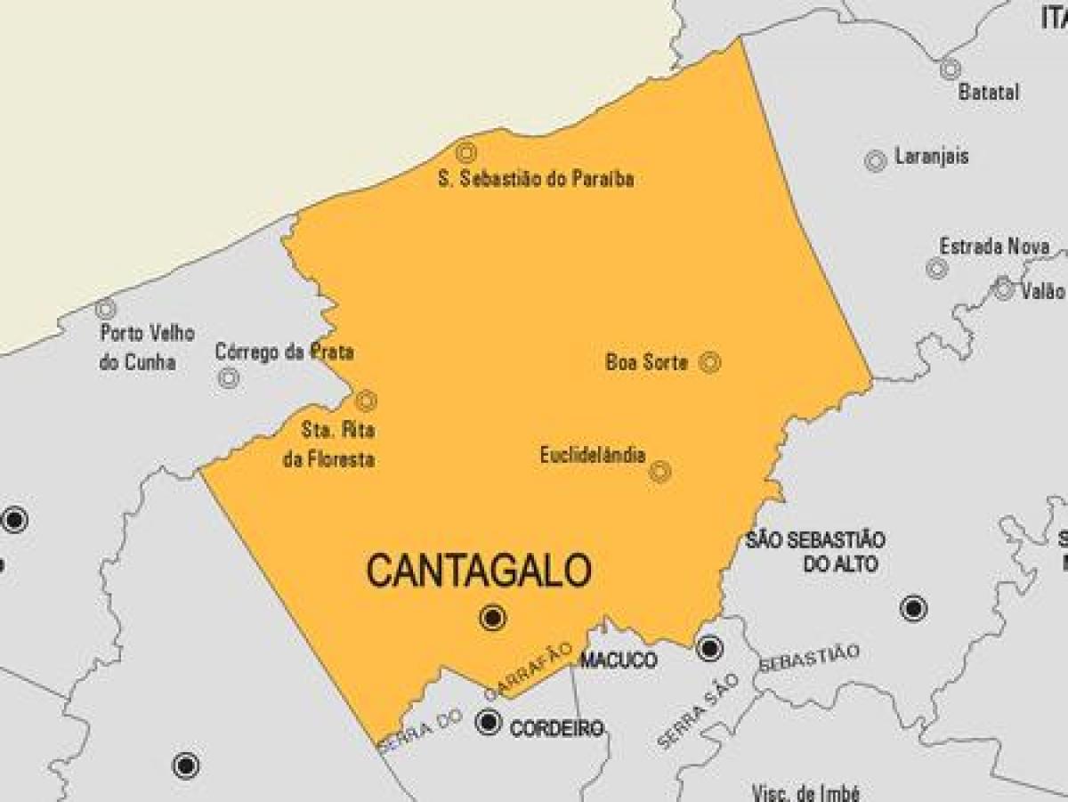 Mapa ng Comendador Levy Gasparian munisipalidad