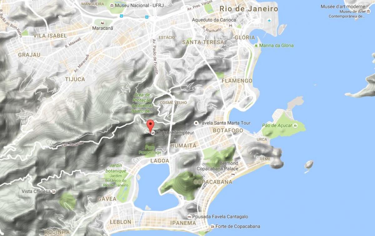 Mapa ng Corcovado