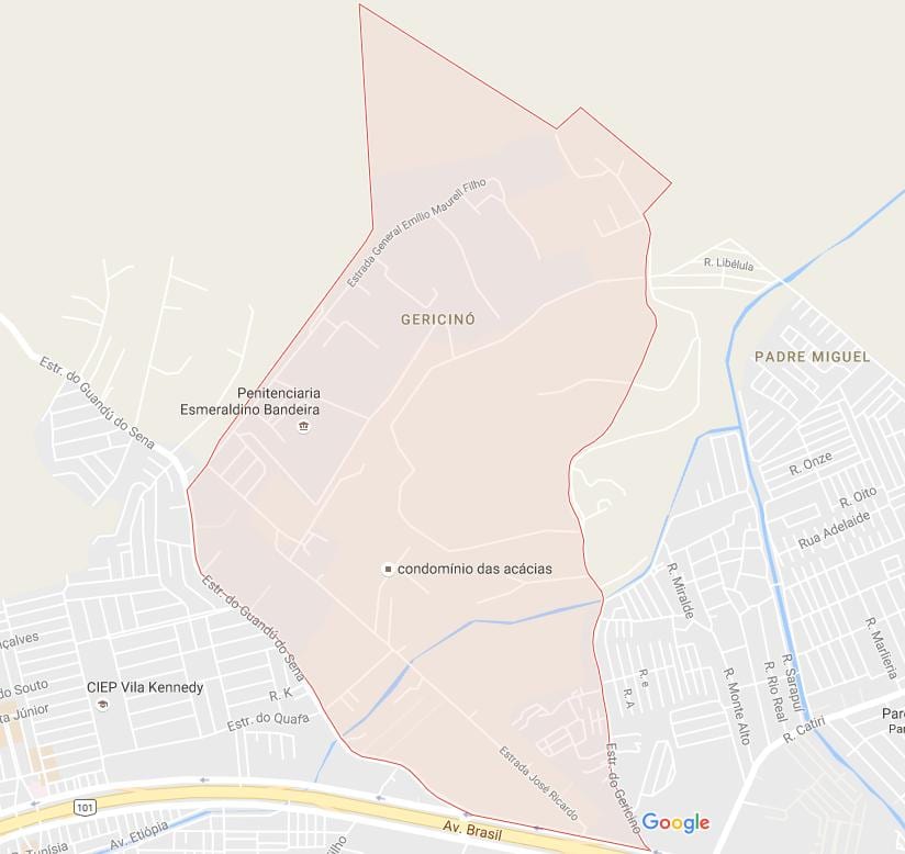 Mapa ng Gericinó