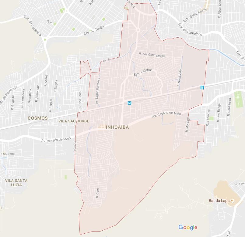 Mapa ng Inhoaíba