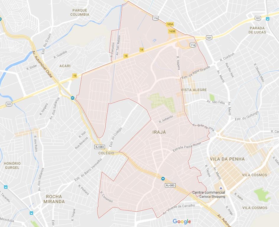 Mapa ng Irajá