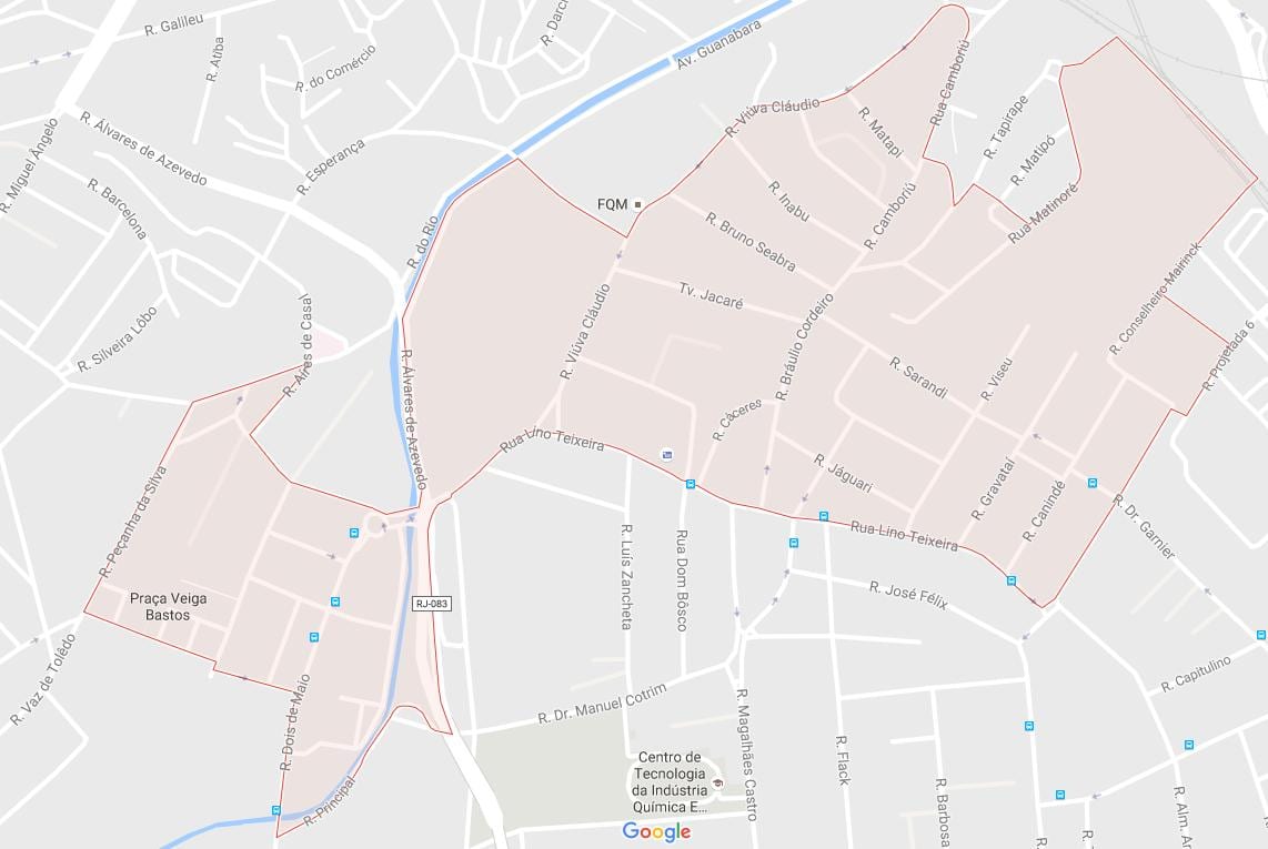 Mapa ng Jacaré