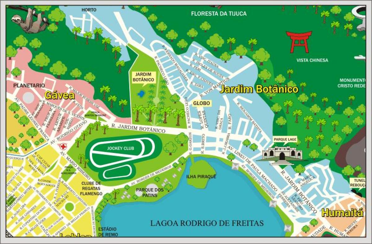 Mapa ng Jockey Club Brasileiro