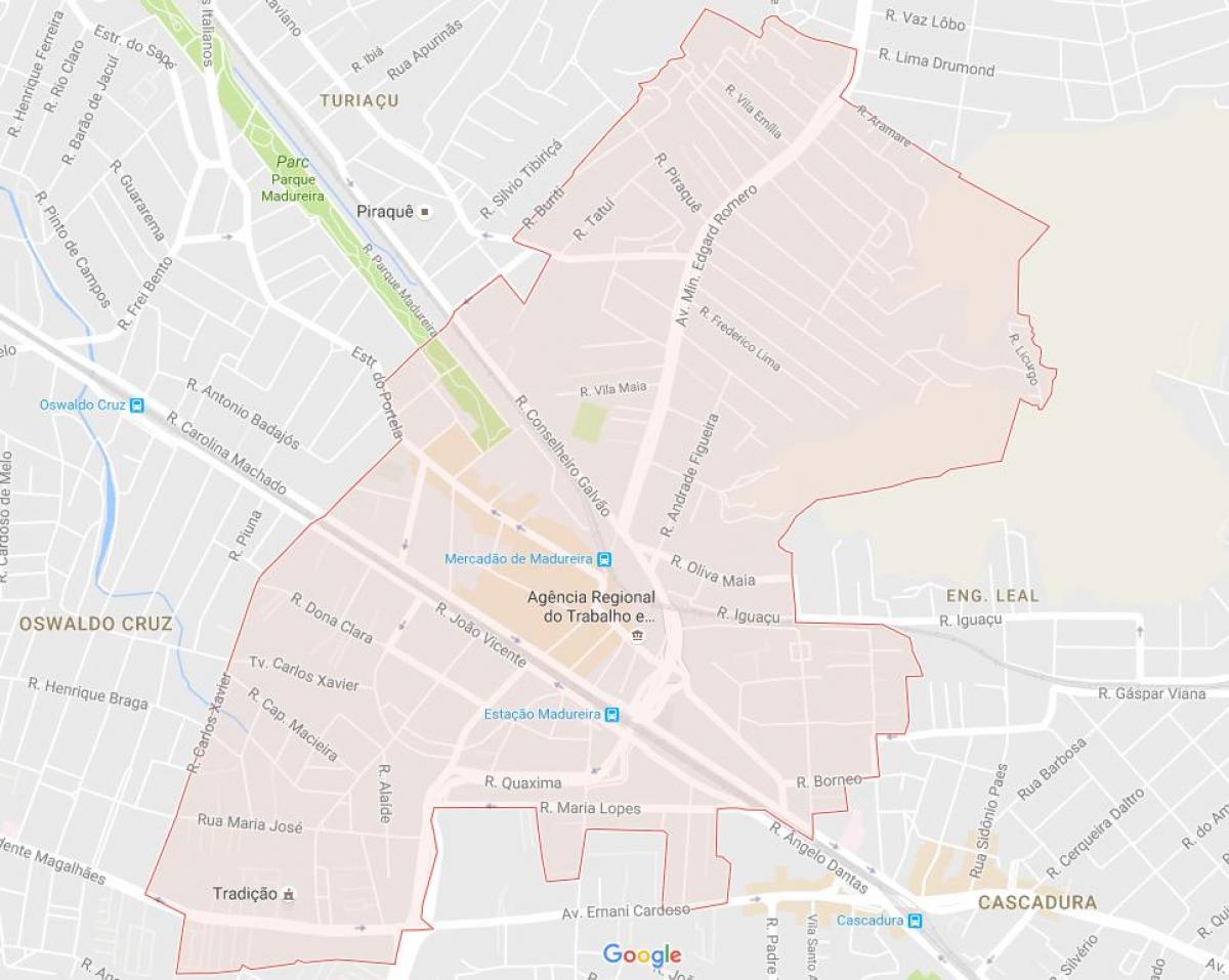 Mapa ng Madureira
