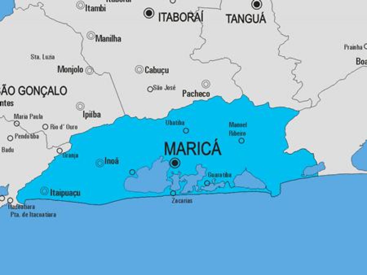 Mapa ng Maricá munisipalidad