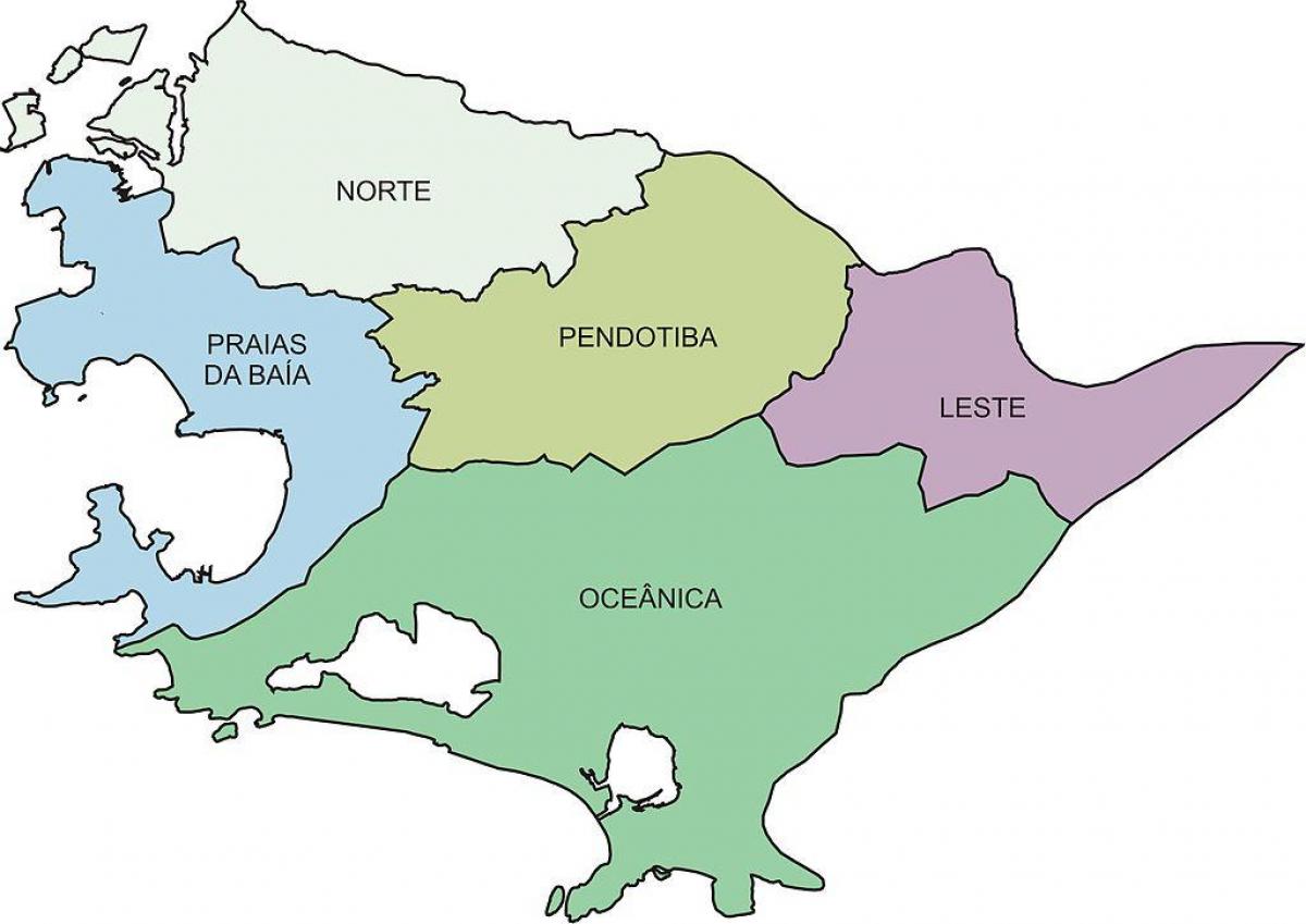 Mapa ng Rehiyon Niteroi