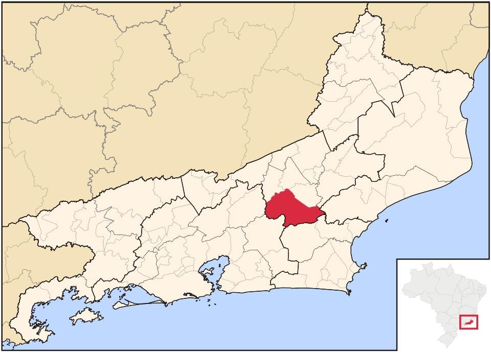 Mapa ng Nova Friburgo
