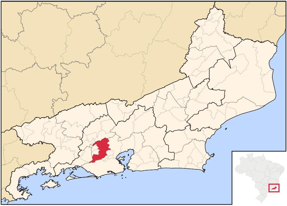 Mapa ng Nova Iguaçu