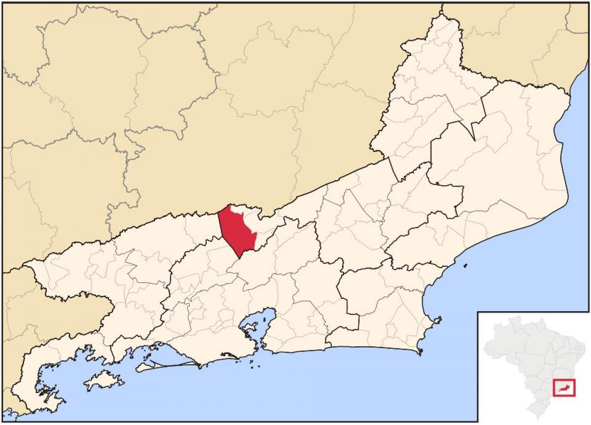 Mapa ng Paraíba gawin Sul