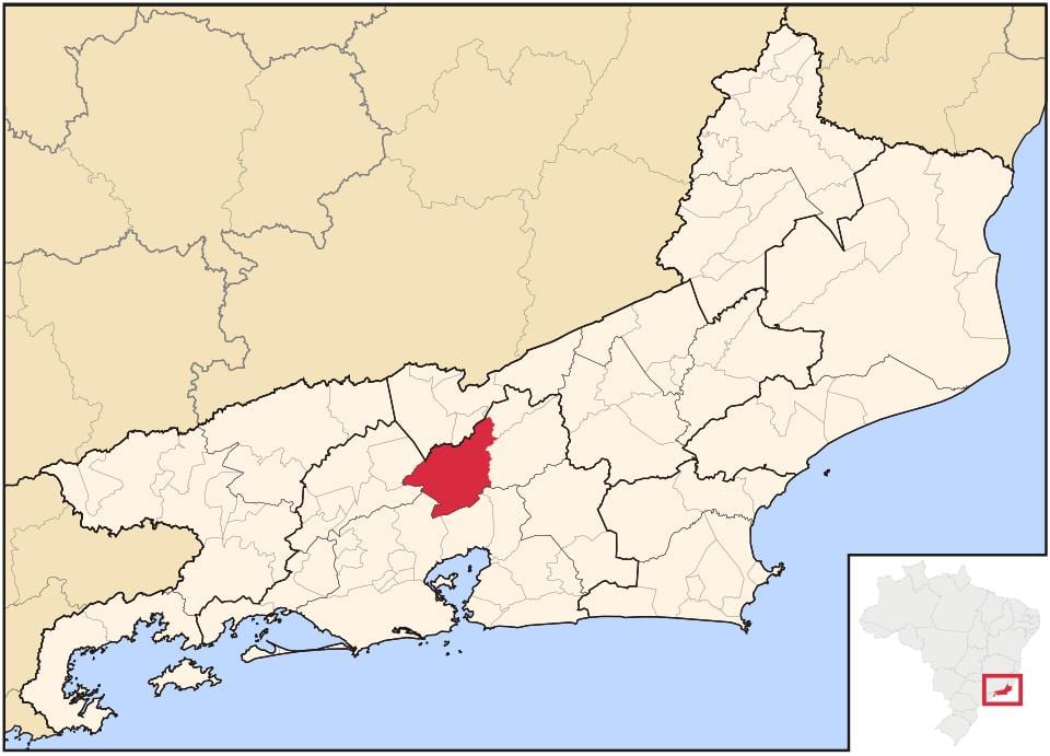 Mapa ng Petrópolis