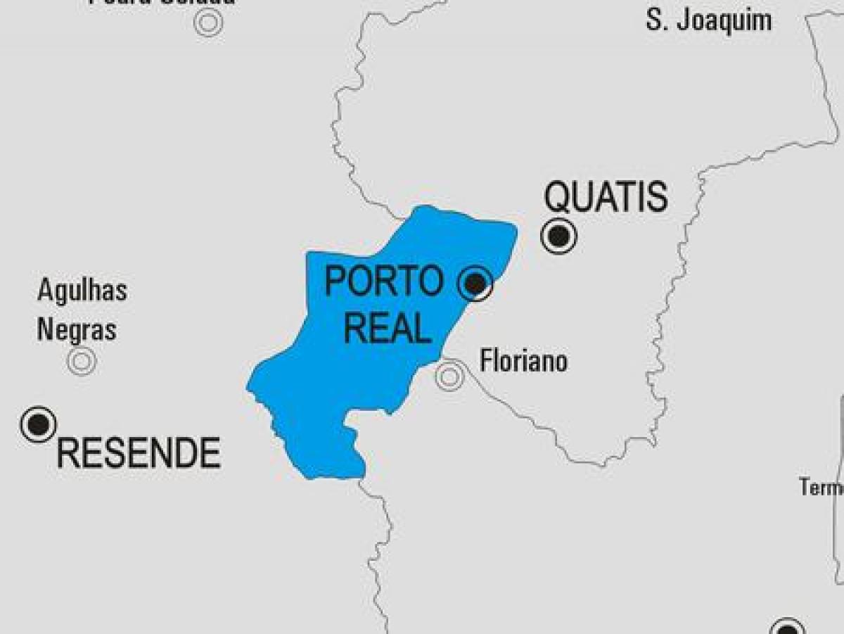 Mapa ng Porto Tunay na munisipalidad