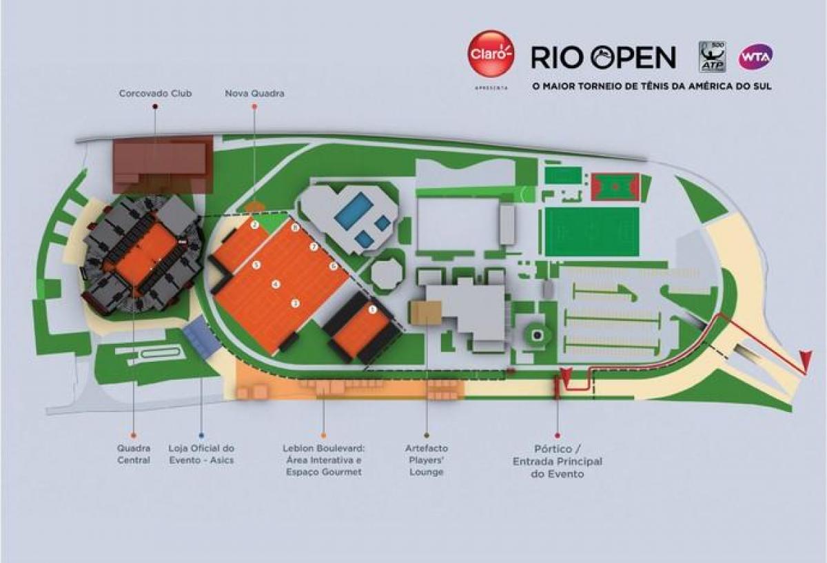 Mapa ng Rio Open