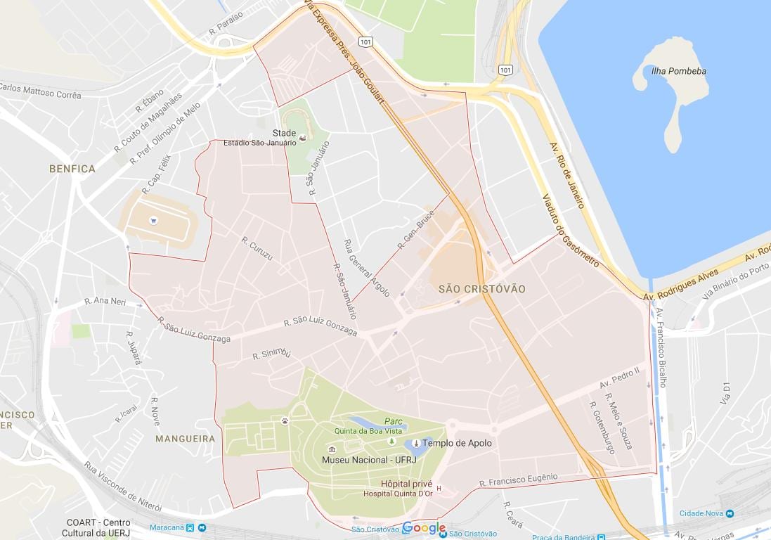 Mapa ng São Cristóvão