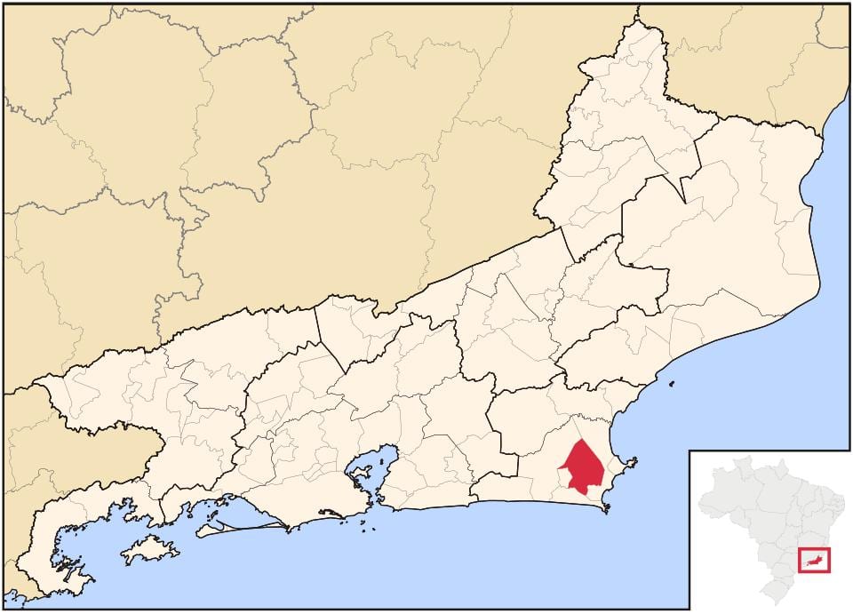 Mapa ng São Pedro da Aldeia