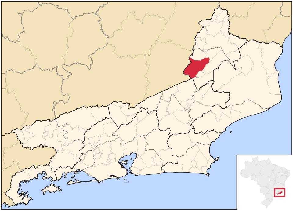 Mapa ng Santo Antonio de Pádua