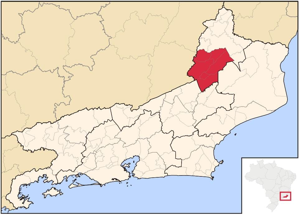 Mapa ng Santo Antonio de Pádua