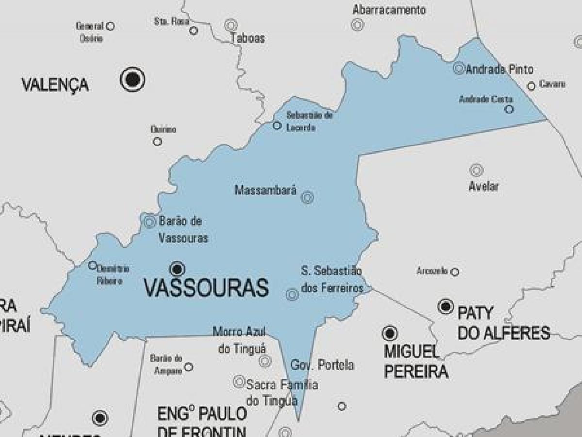 Mapa ng Varre-Sai munisipalidad