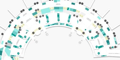 Mapa ng airport Galeão Terminal 2 Antas 3