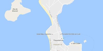 Mapa ng bairro Paquetá