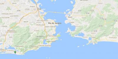 Mapa ng beach Barra da Tijuca