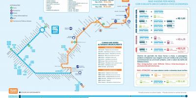 Mapa ng BRT TransCarioca