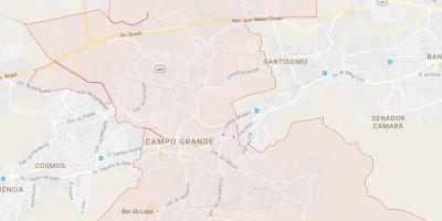 Mapa ng Campo Grande