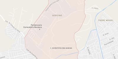 Mapa ng Gericinó