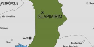 Mapa ng Guapimirim munisipalidad