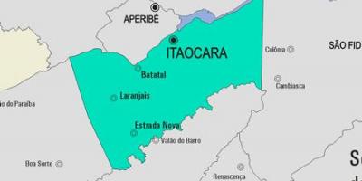 Mapa ng Itaocara munisipalidad
