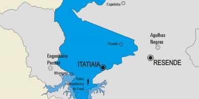 Mapa ng Itatiaia munisipalidad