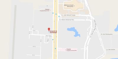 Mapa ng Jacarepaguá-Roberto Nanay airport