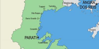 Mapa ng munisipalidad Parati