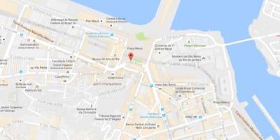Mapa ng Praça Mauá