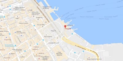 Mapa ng Praça Quinze
