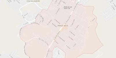 Mapa ng Praça Seca
