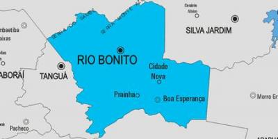 Mapa ng Rio das Flores munisipalidad