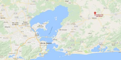 Mapa ng sementeryo Sao João Batista